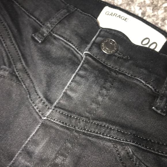 High waisted, shaping, black skinny jeans - Picture 2 of 4